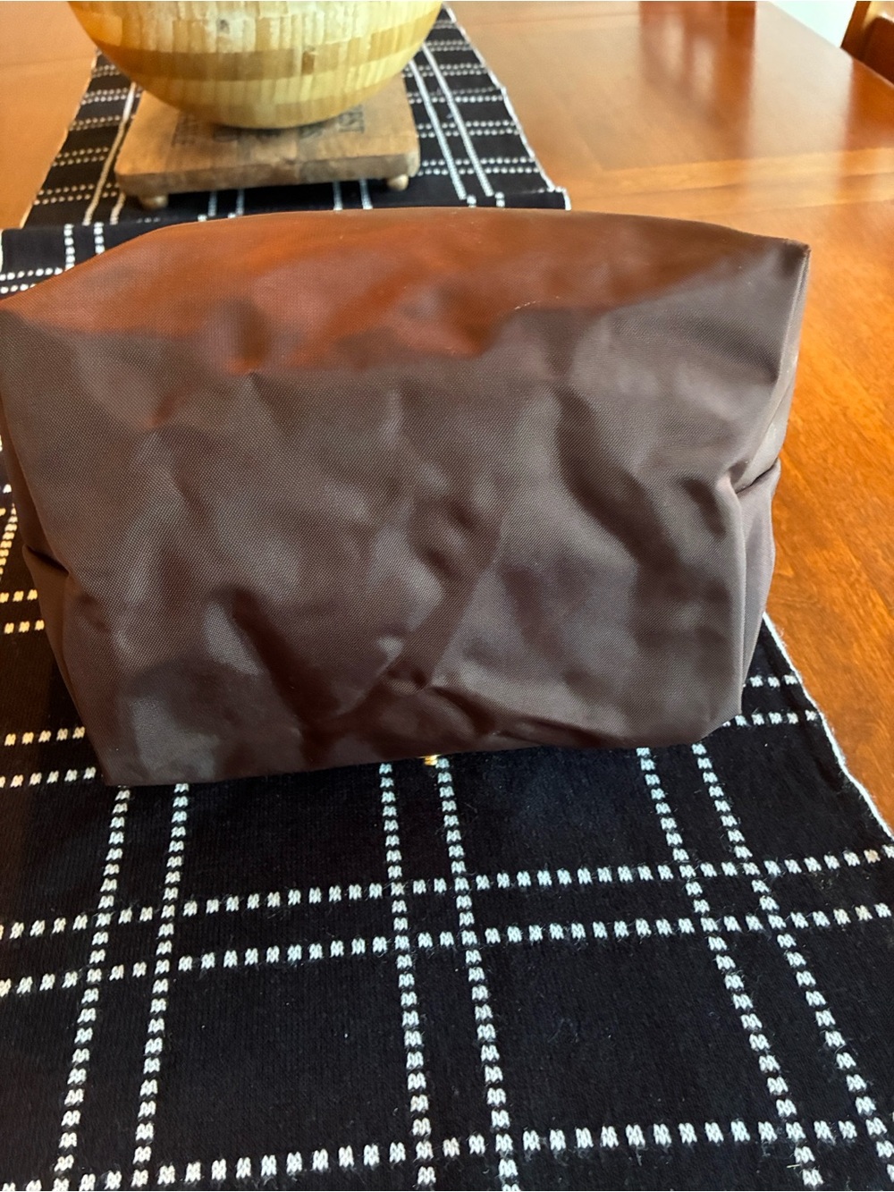 Longchamp Le Pliage Top-Handle Bag chocolate brown small tote purse - Picture 6 of 7